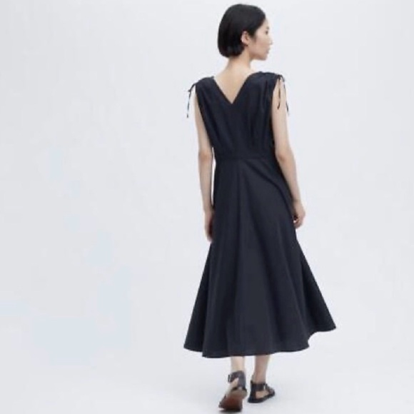 Uniqlo Women's Dark Blue Maxi Dress - Picture 2 of 7